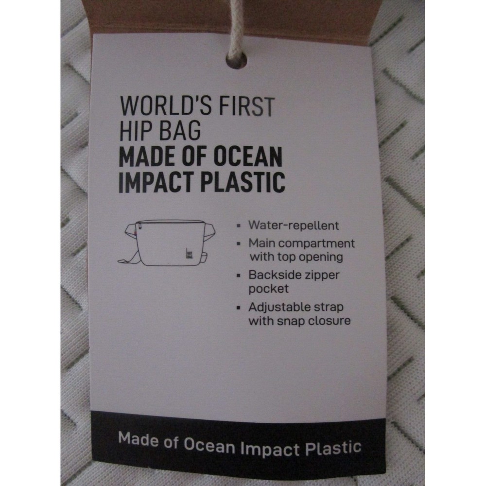GOT BAG Hip Bag sport bag belt bag fanny pack Recycled Plastic Reef NWT - Vegan - Picture 10 of 15